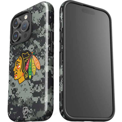NHL Chicago Blackhawks Camo iPhone 16 Pro Impact Case